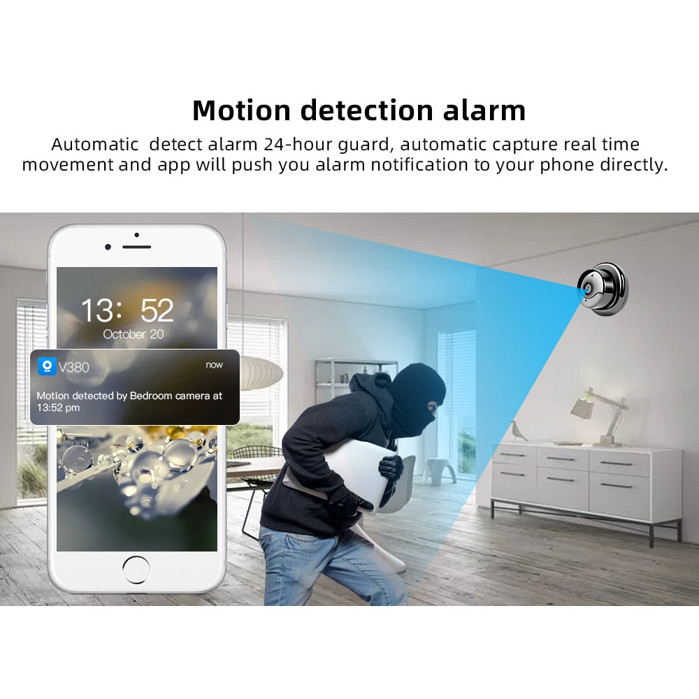 Home Security Camera IP CCTV Surveillance IR Night Vision Motion Detect Baby Monitor P2P. Accessories