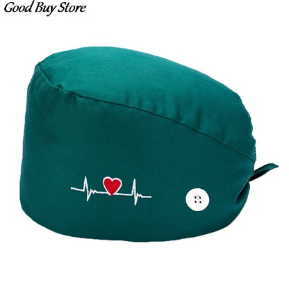 Comfortable Working Headwear Doctor Nurse Head Turban Wrap Health Services Headwrap Breathable Nursing Headband Bouffant Hat