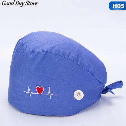 Comfortable Working Headwear Doctor Nurse Head Turban Wrap Health Services Headwrap Breathable Nursing Headband Bouffant Hat