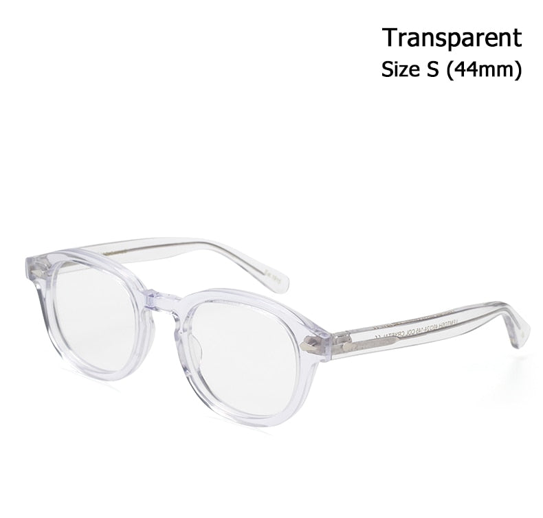 JackJad Top Quality Acetate Frame Johnny Depp Lemtosh Style Eyewear Frame Vintage Round Brand Design Eyeglasses Oculos De Grau