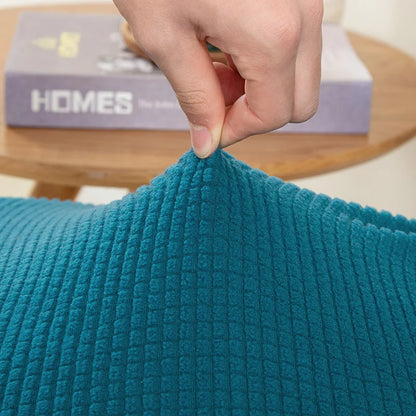 Solid Jacquard Chair Covers Spandex For Wedding Dining Room Office Banquet housse de chaise chair cover