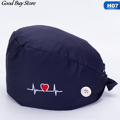 Comfortable Working Headwear Doctor Nurse Head Turban Wrap Health Services Headwrap Breathable Nursing Headband Bouffant Hat