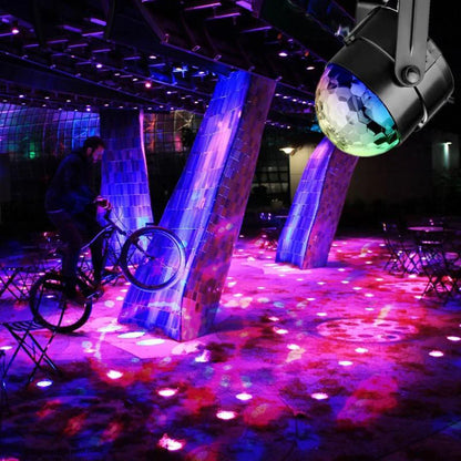 Disco Party Lights Strobe LED DJ Ball Sound Activated Bulb Dance Lamp Decoration