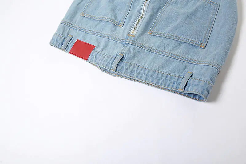 Denim Mini Skirt