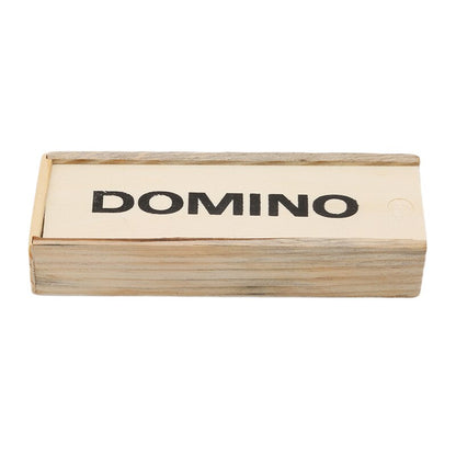 28Pcs/Set Wooden Domino Board Games Travel Funny. Games