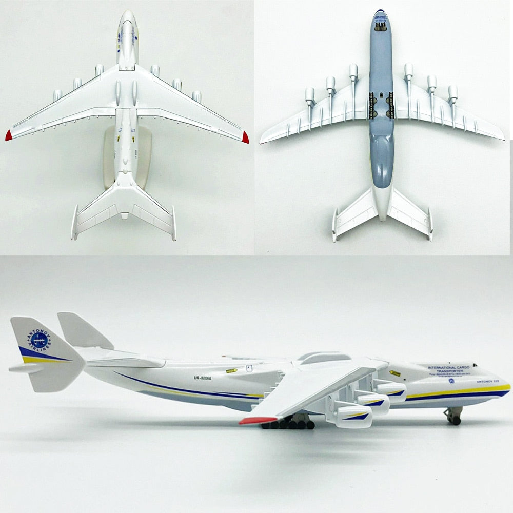 Antonov-an225 1/400 Miniature 20 Cm Metal Die-cast Aircraft Model Large Transport Aircraft Collection Children's Toys For Boys