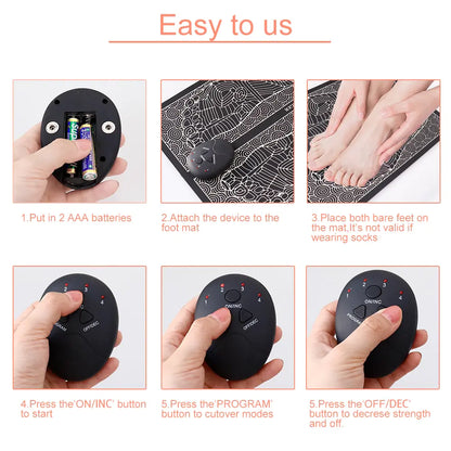 Electric Foot Massager Pad