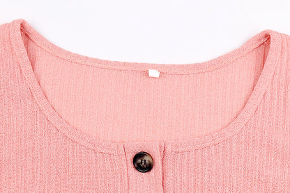 New long sleeve cardigan slim button casual suit OM9141